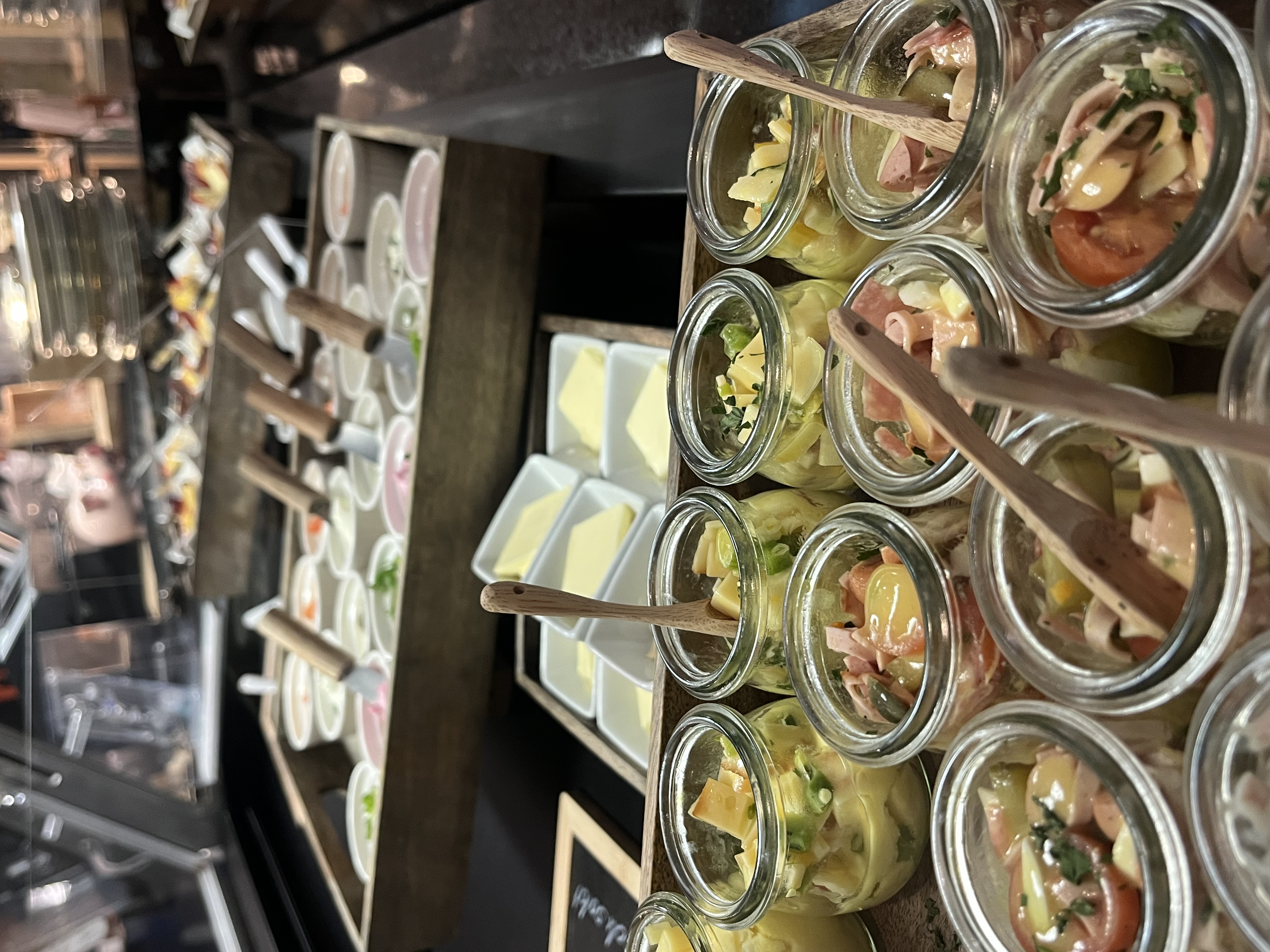 Etagerenfrühstück Brot